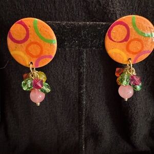 New light weight pierced novelty earrings.